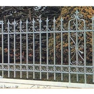wrought iron fence style 10