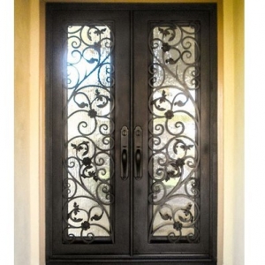 wrought iron door style 20