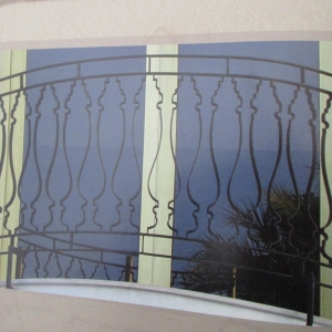 Wrought iron railings balustrades balcony manufacturers China garden metal steel railing sppliers Hc-r17