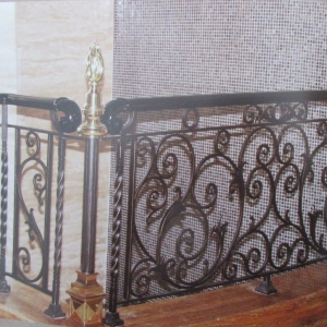 Wrought iron railings balustrades balcony manufacturers China garden metal steel railing sppliers Hc-r21