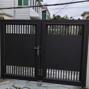 Driveway Wrought Iron Gates Manufacturers China Garden Metal Steel Aluminum Gates Door Railings Balustrades Fences Suppliers HC-Eg36